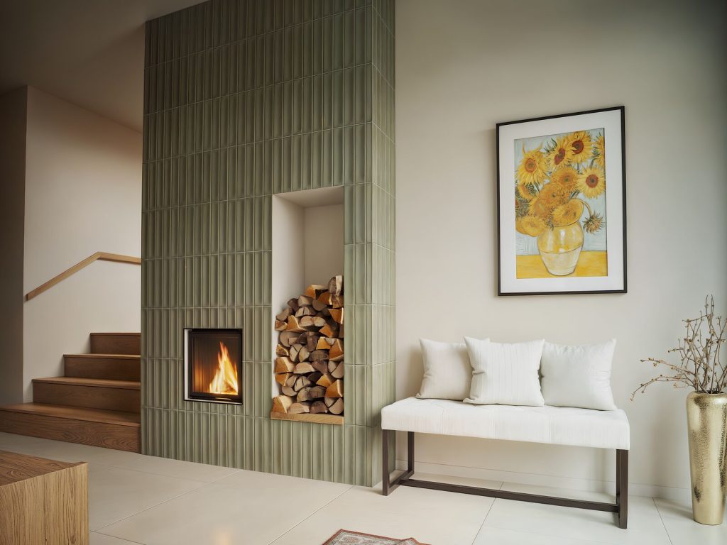 Brunner fireplace product photography